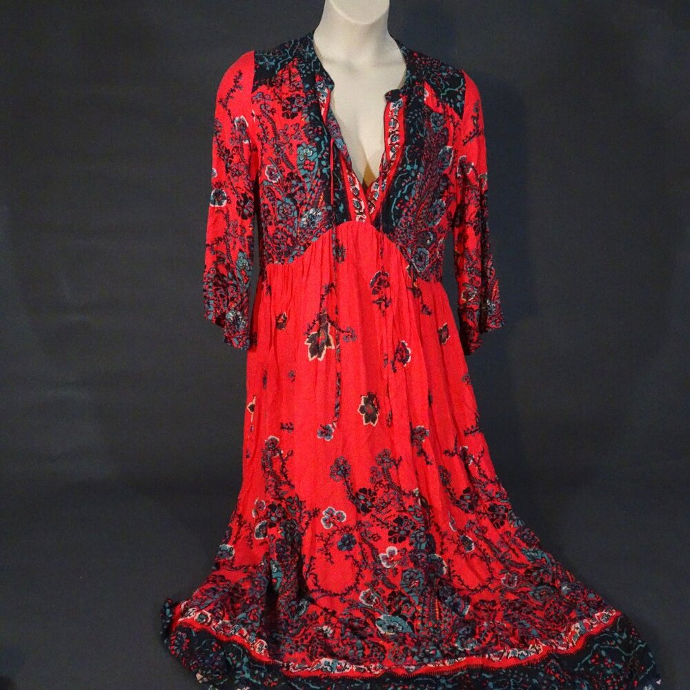 Free People Flowy Floral Dress